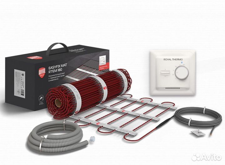 Теплый пол электро Thermo Mat rtem 10