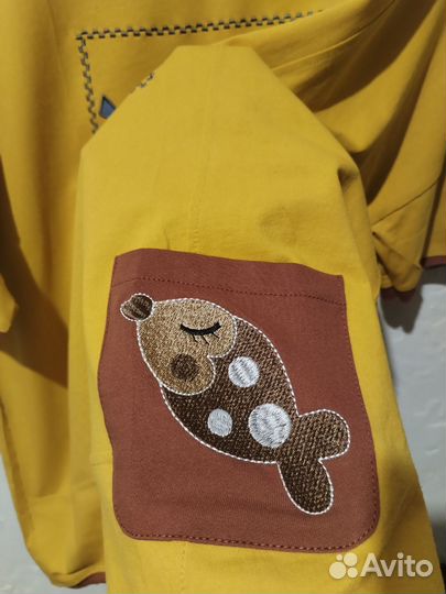 Джемпер футболка хлопок 60, 62, 64 р новая