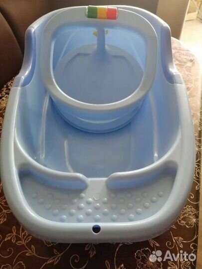 Детская ванночка с сидушкой