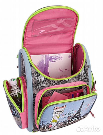 Новый рюкзак для девочки grizzly (гризли)