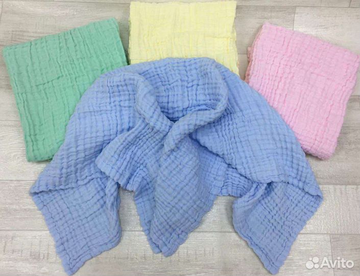 Муслиновые пледы в наличии