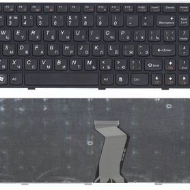 Клавиатура для ноутбука Lenovo IdeaPad G580, G585, G780, Z580, Z580A, Z585, Z780, V580 черная