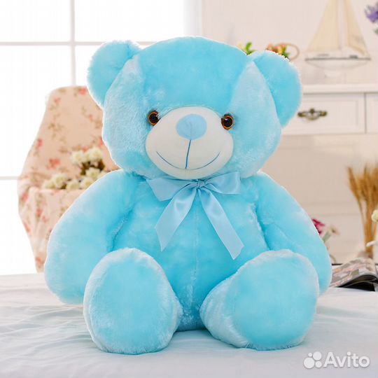 Плюшевый мишка светящийся