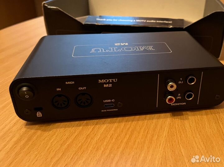 Внешняя звуковая карта Motu M2