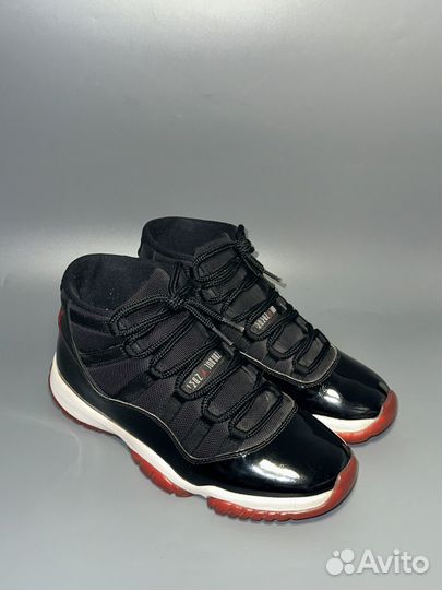 Кроссовки Air Jordan 11 Retro Bred 2019 оригинал