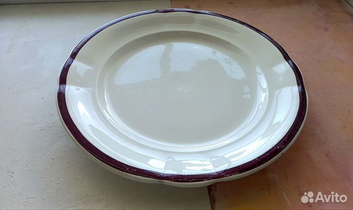 Блюдо большое Кузнецов в Риге k.p.m Dreylingsbusch