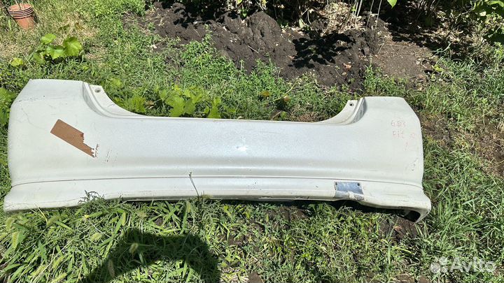 Задний бампер honda Фит с губой