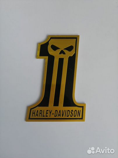 Логотип Harley-Davidson №1 gold 5336