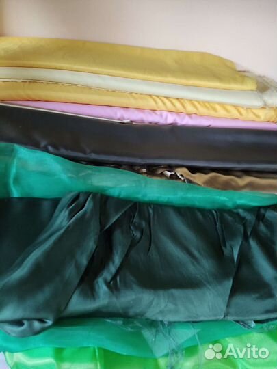 Ткань остатки в рулонах