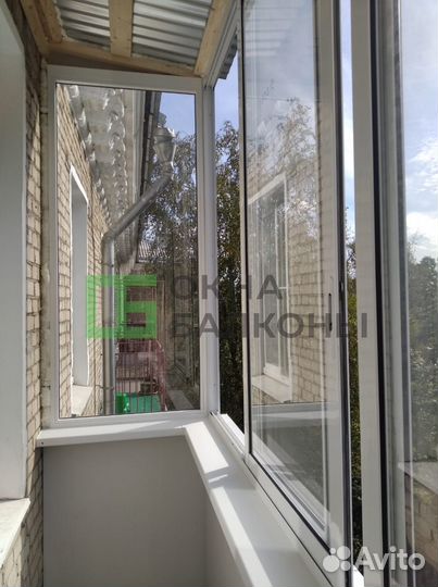 Остекление балконов в хрушевке