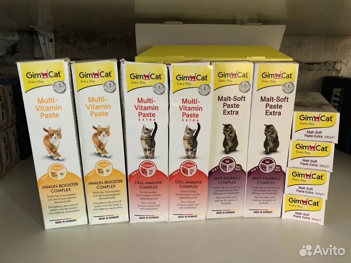 Корм для кошек (Gimcat паста)