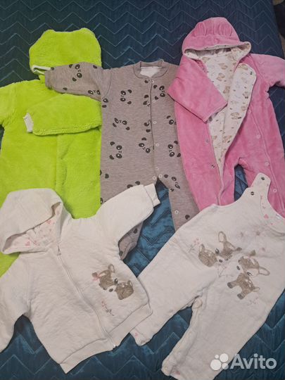 Пакет вещей для девочки 68 74