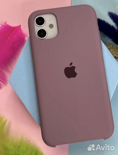 Новый Чехол на iPhone 11 силикон и микрофибра