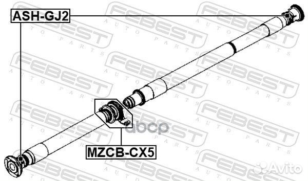 Подшипник подвесной Mazda CX-5 KE 11 mzcbcx5