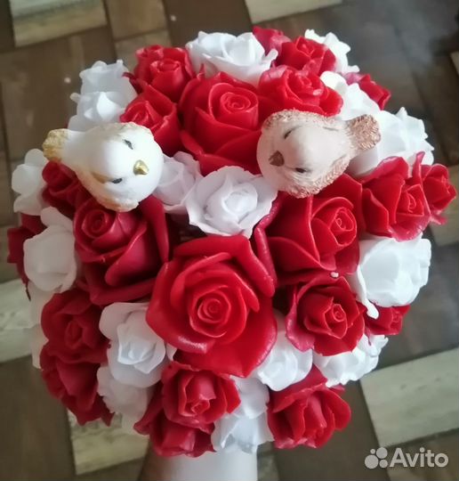 Цветы из мыла ручной работы