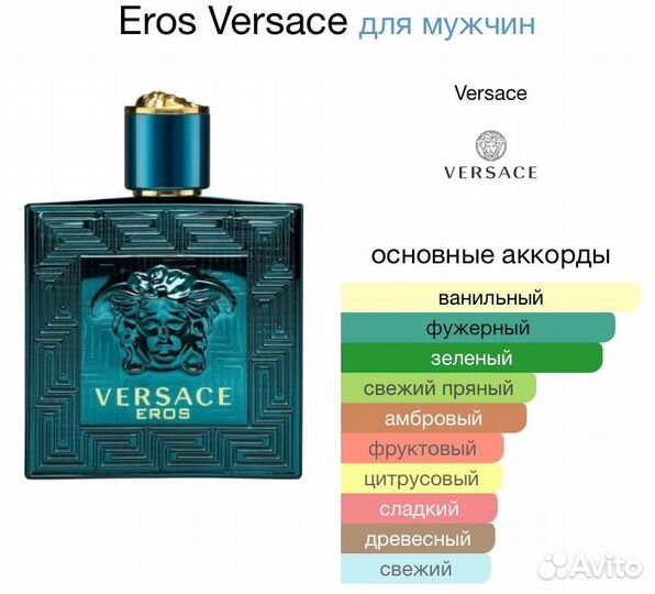 Versace eros eau de parfum Версаче Эрос