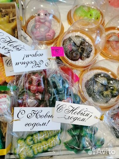 Мыло, дракончики