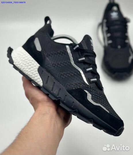 Кроссовки Adidas ZX 1000 Black (Арт.82699)