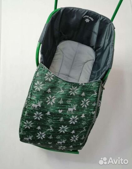 Сидение для санок с чехлом на ножки