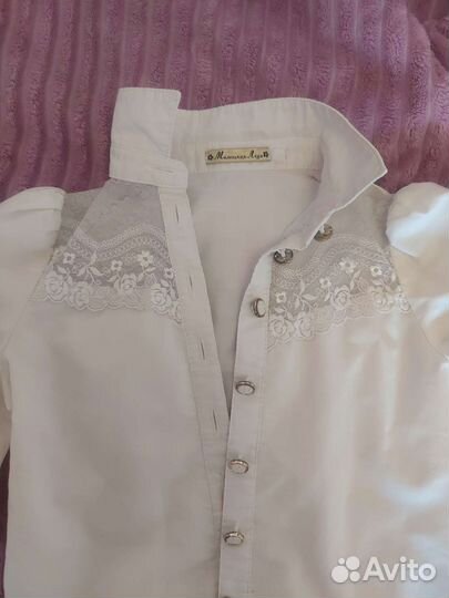 Рубашка белая детская