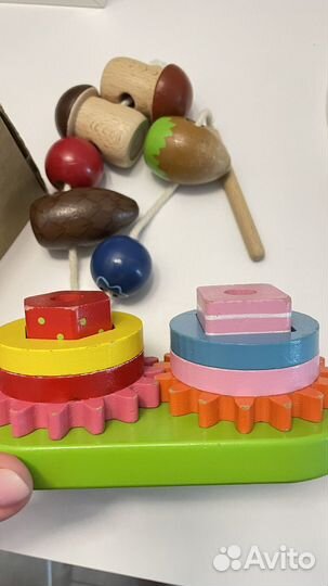 Деревянные игрушки развивашки