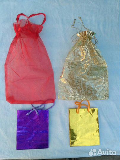 Пакеты упаковочные, праздничные