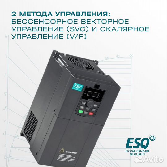 Частотный преобразователь ESQ-230 22 кВт 380В