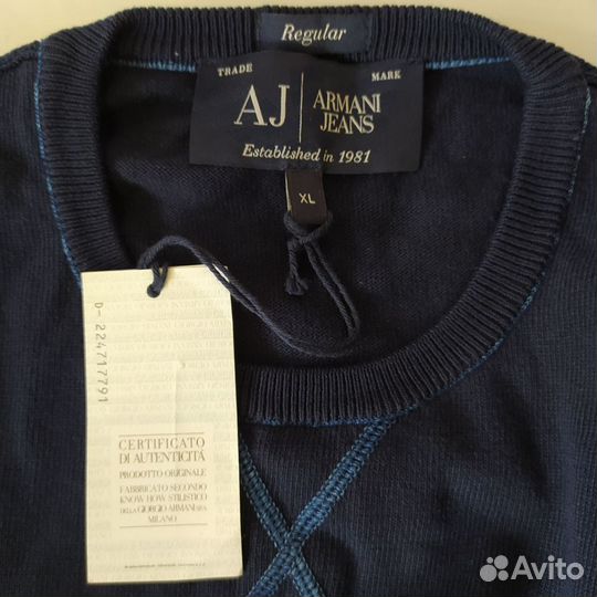 Джемпер Armani. Новый, с бирками. 50-52 р-р