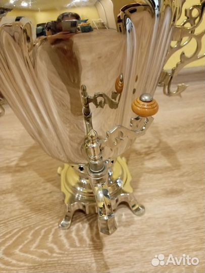 Самовар Тульский жаровой с трубой