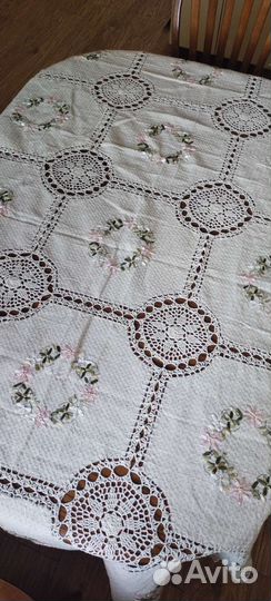 Скатерть лен новая