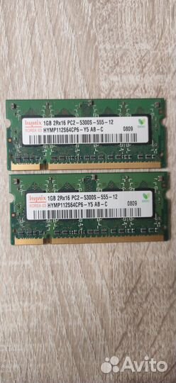 Модуль памяти DDR2 sodimm Samsung/Hynix