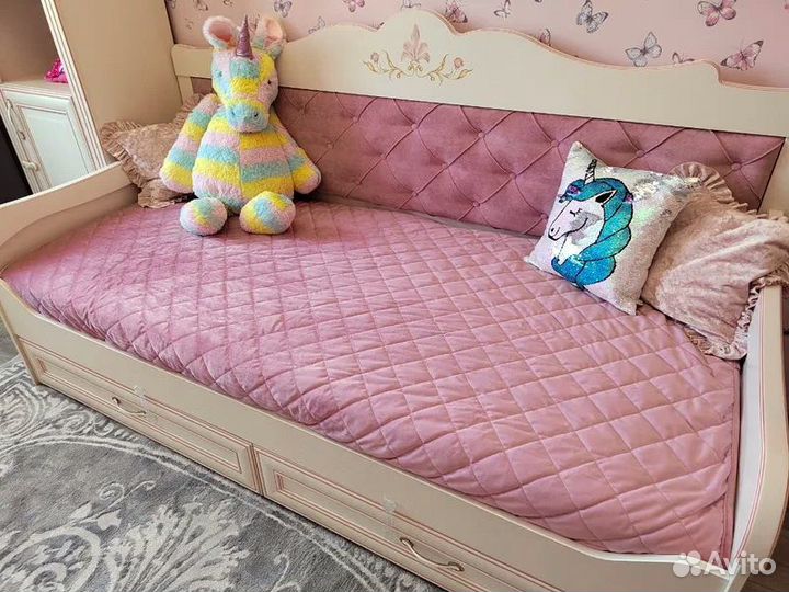 Покрывало-плед стеганое на кровать, на диван