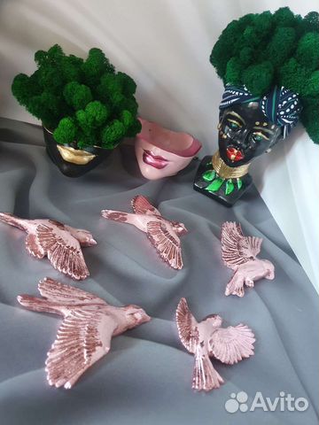 Декор на стену птицы/ панно