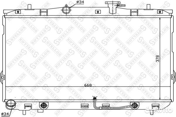 Радиор системы охлаждения АКПП Hyundai Coupe/Elant
