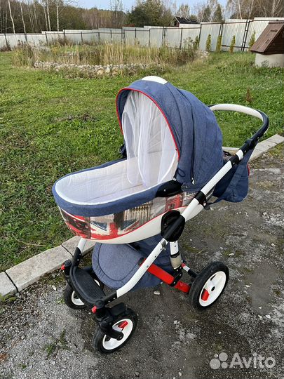Коляска adamax 3 в 1 barletta