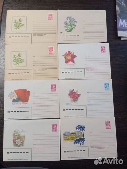 Конверты, открытки СССР