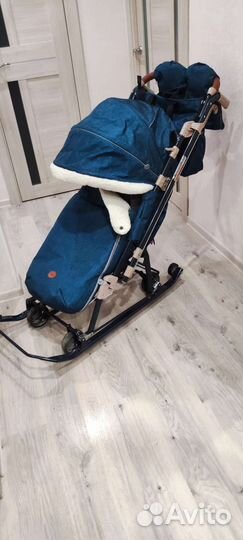 Санки коляска ника 7-8