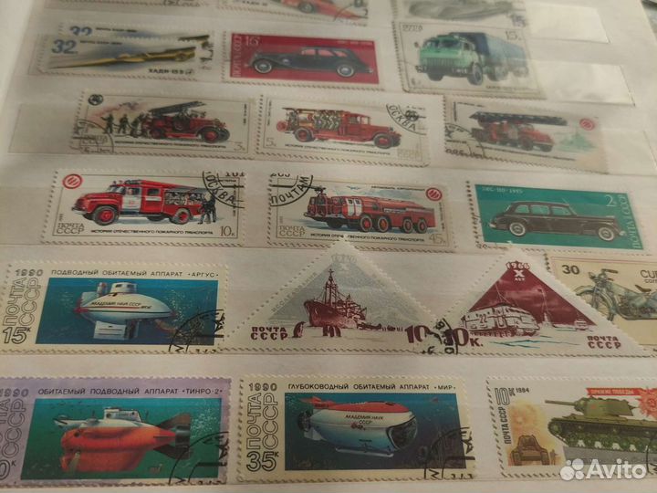 Марки ссср. Техника