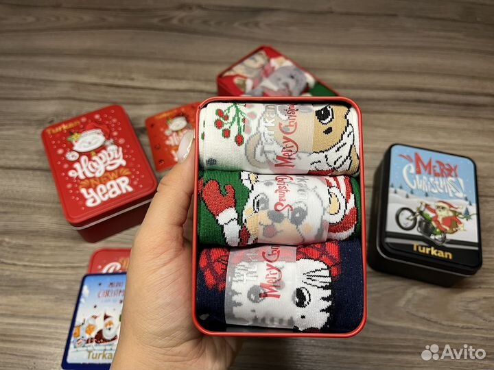 Носки новогодние подарок