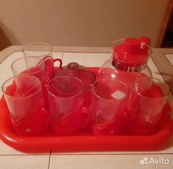 Сервиз для напитков с термостойким чайником