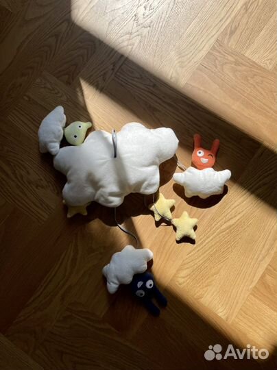 Бортик в кроватку ikea/мобиль