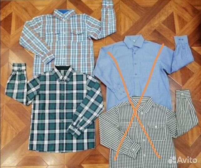 Рубашки мальчикам 9-14 лет
