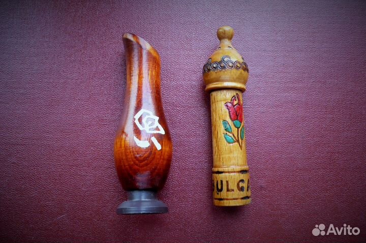 Деревянные флаконы с розовым маслом, СССР 80-х г