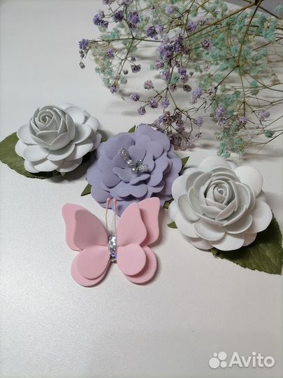 Ободочки с цветами