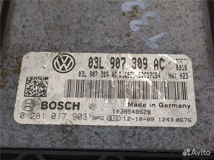 Блок управления двигателем Volkswagen Amarok, 2012