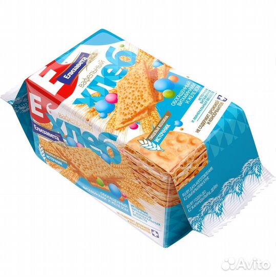 Хлеб Елизавета Вафельный с витаминами и железом