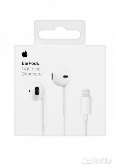 Наушники Apple Earpods Lightning (mmtn2ZM/A) orig