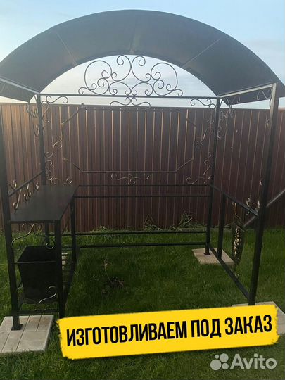 Мангал с печкой