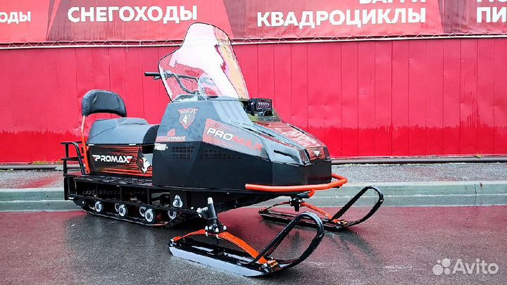 Снегоход promax yakut 500 4T 37 л.с черно-красный