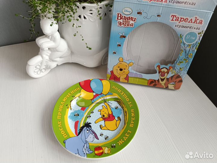 Набор детской посуды керамика